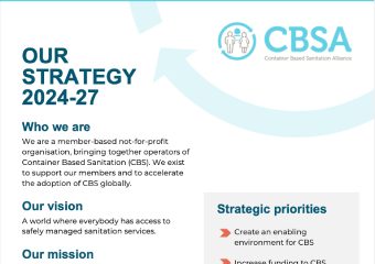 Cover of CBSA's 2024-27 strategy summary.