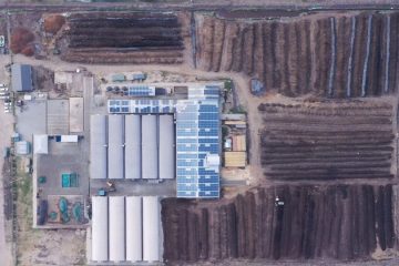 Sanergy’s composting facility in Nairobi.